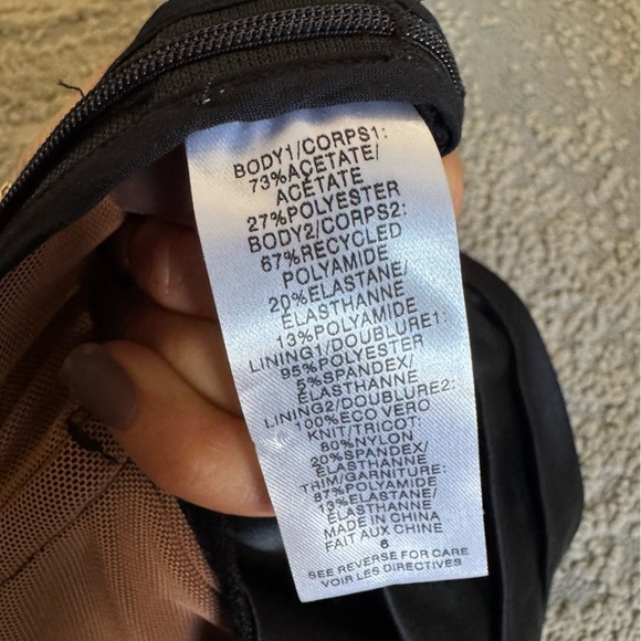 Cami NYC Danika black lace bodysuit silky sexy corset style size 6 new - Picture 9 of 15